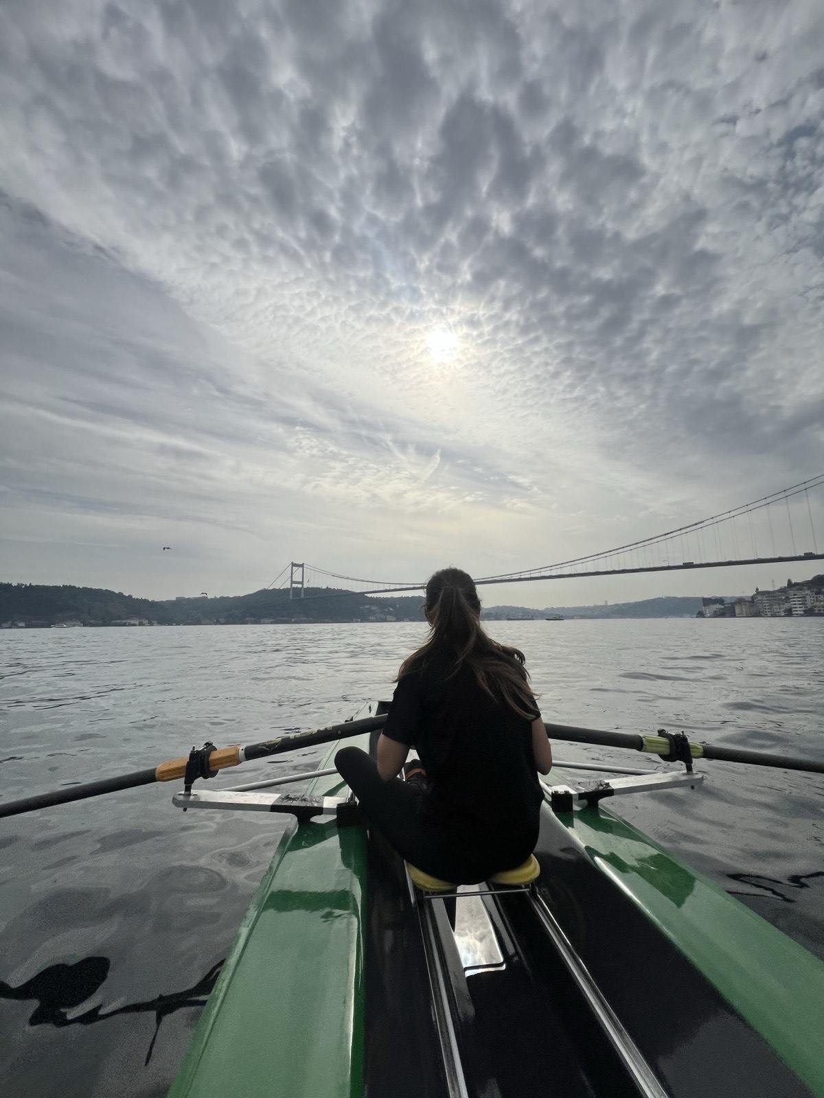 Rowing on the Bosphorus at first light