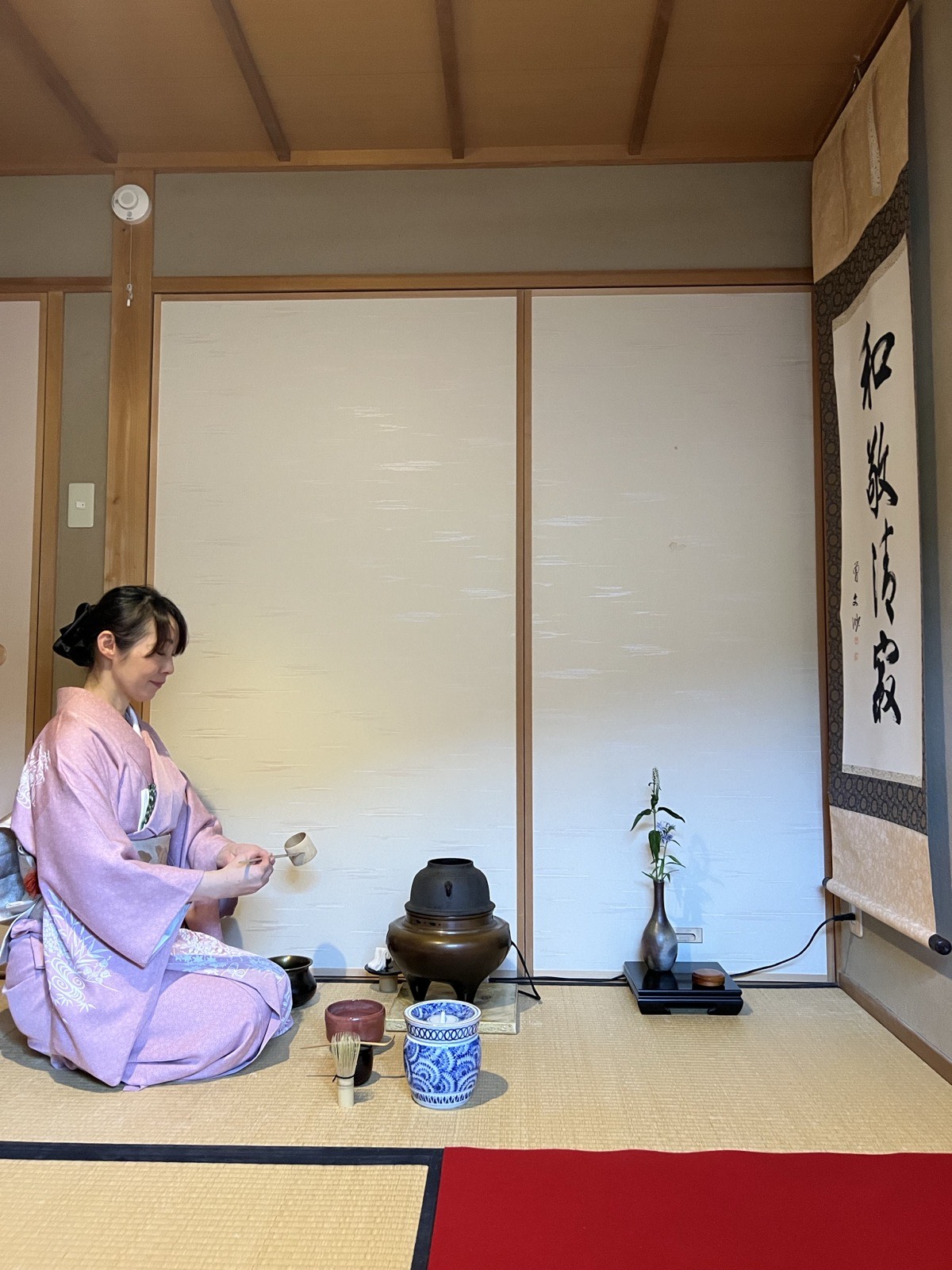 The tea ceremony — slow, precise and incredibly intentional